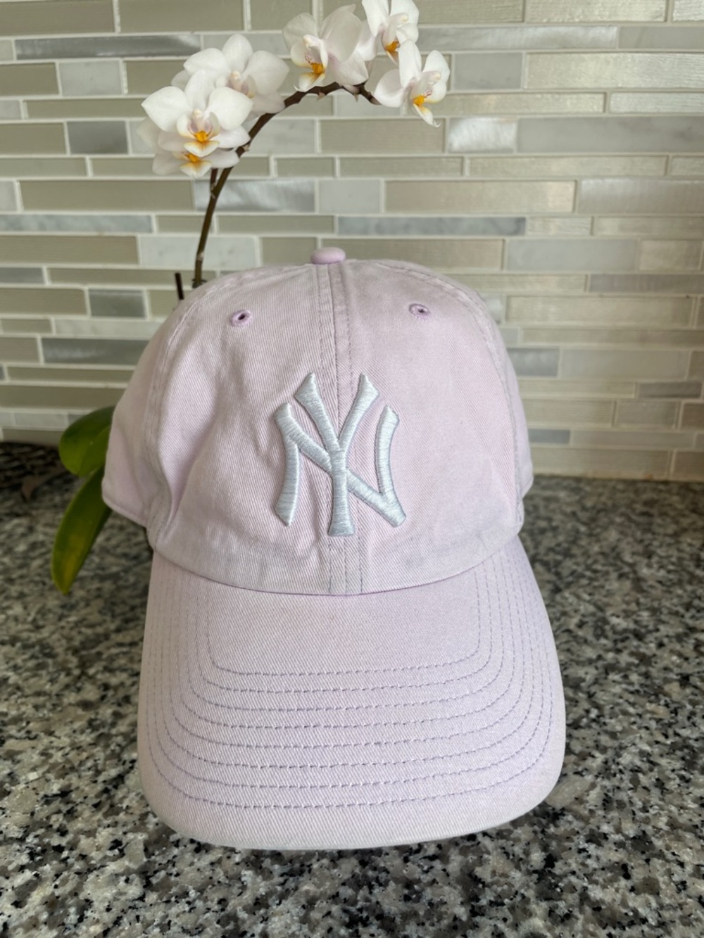 47 Brand New York Yankees Lavender Clean Up Adjustable Hat Cap OSFM